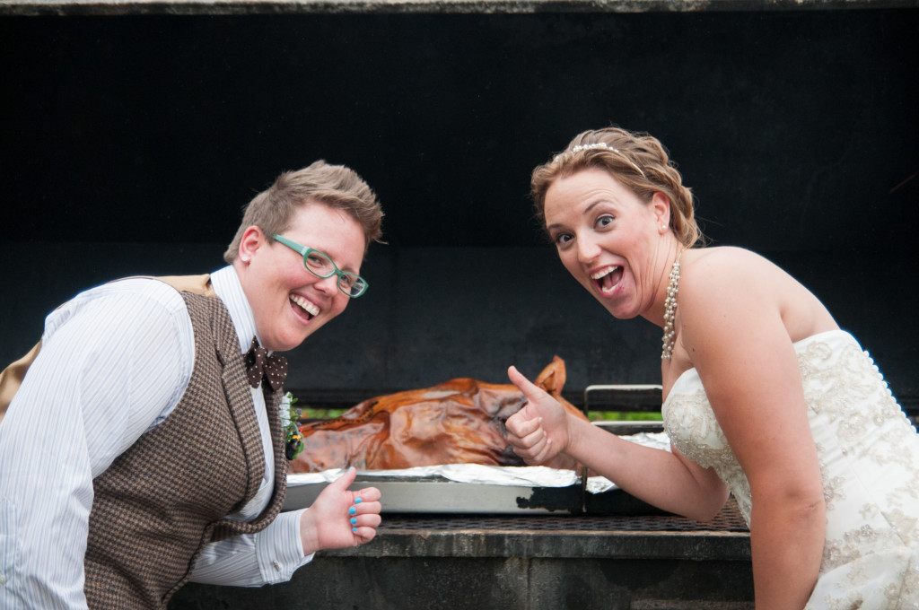 Jessica and Meghan's Buddhist wedding at scenic Spring Lake Park Reserve