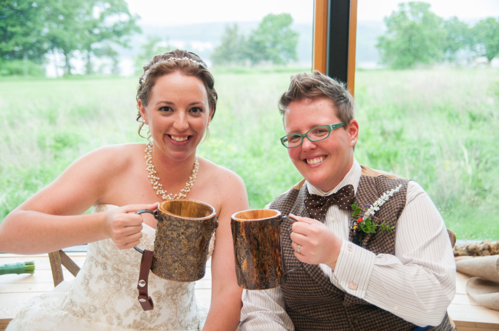 Jessica and Meghan's Buddhist wedding at scenic Spring Lake Park Reserve
