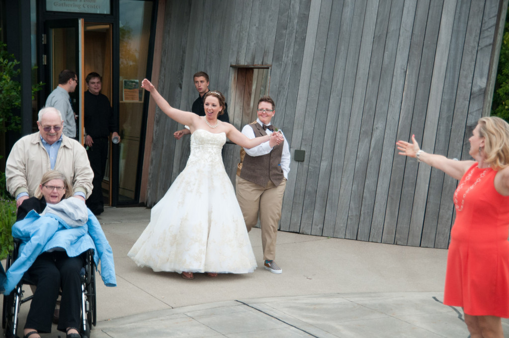 Jessica and Meghan's Buddhist wedding at scenic Spring Lake Park Reserve