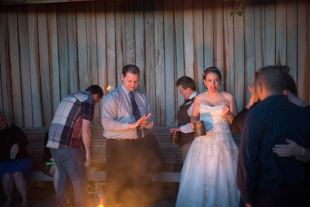 Jessica and Meghan's Buddhist wedding at scenic Spring Lake Park Reserve