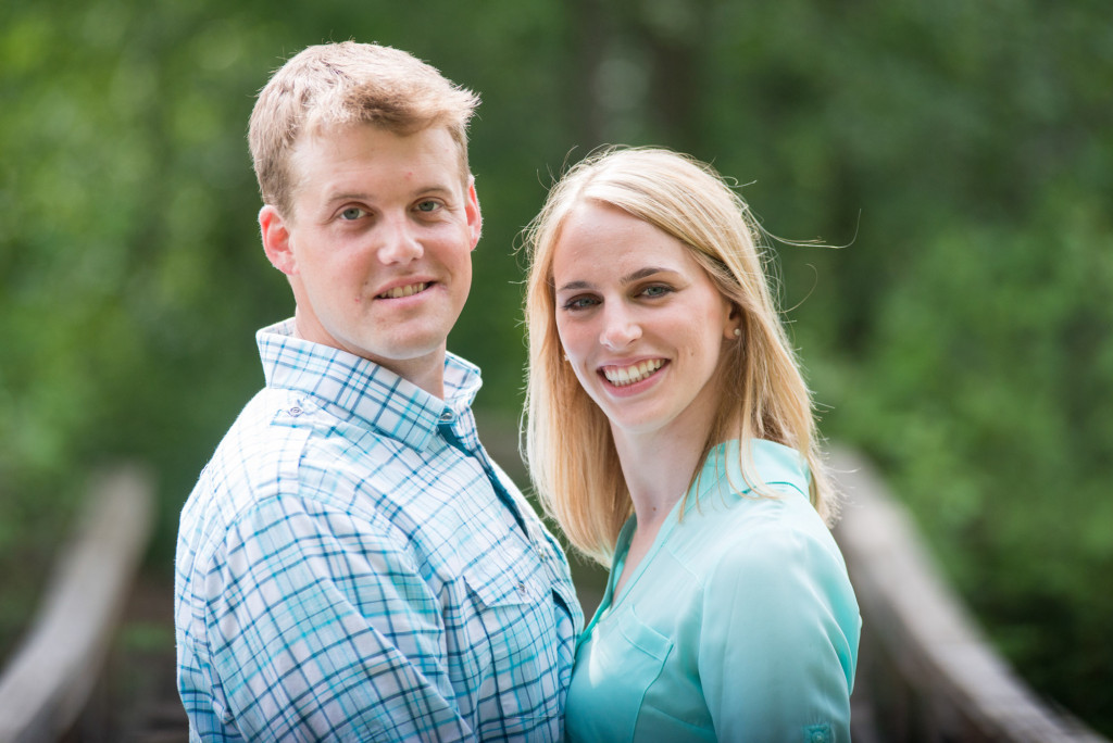 Carly and Todd's summer engagement at Springbrook Nature Center