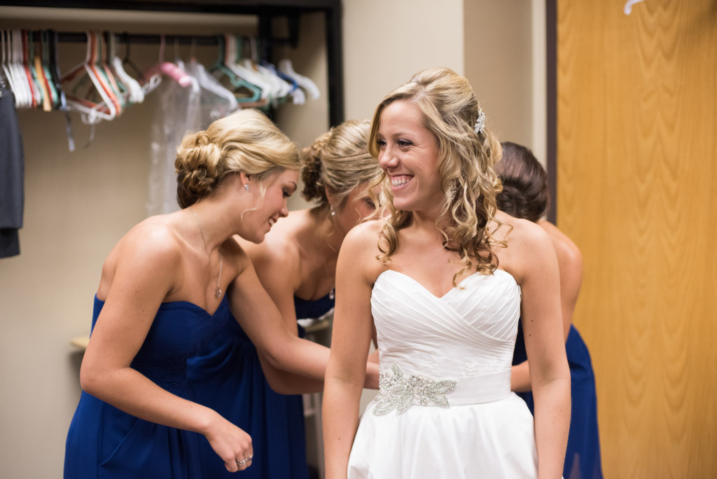 Danielle and Jared's spring wedding in Buffalo, MN