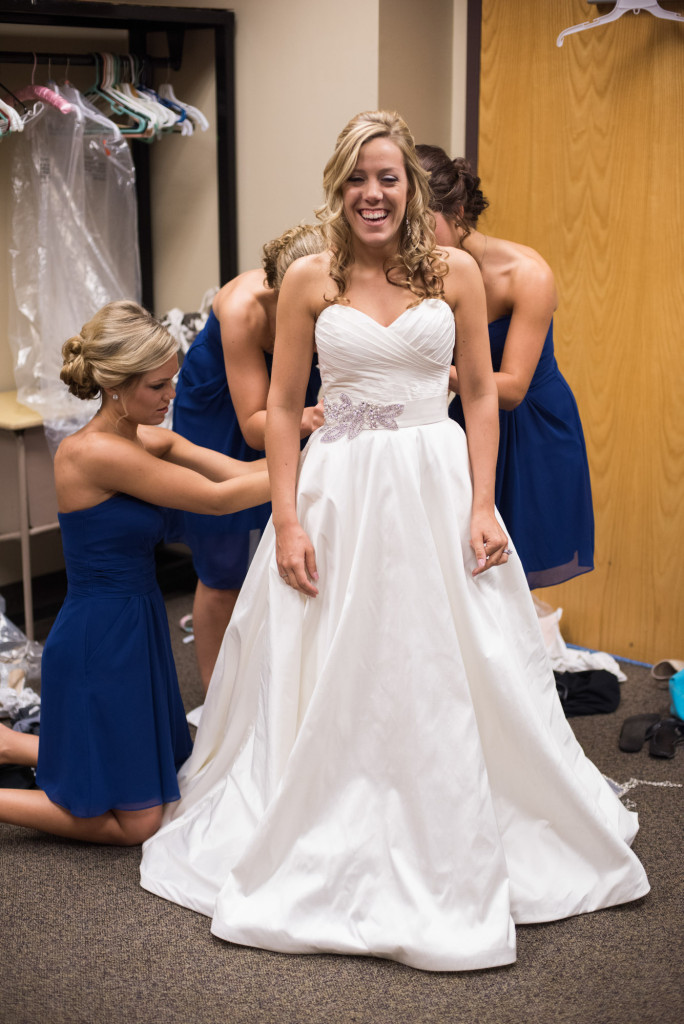 Danielle and Jared's spring wedding in Buffalo, MN