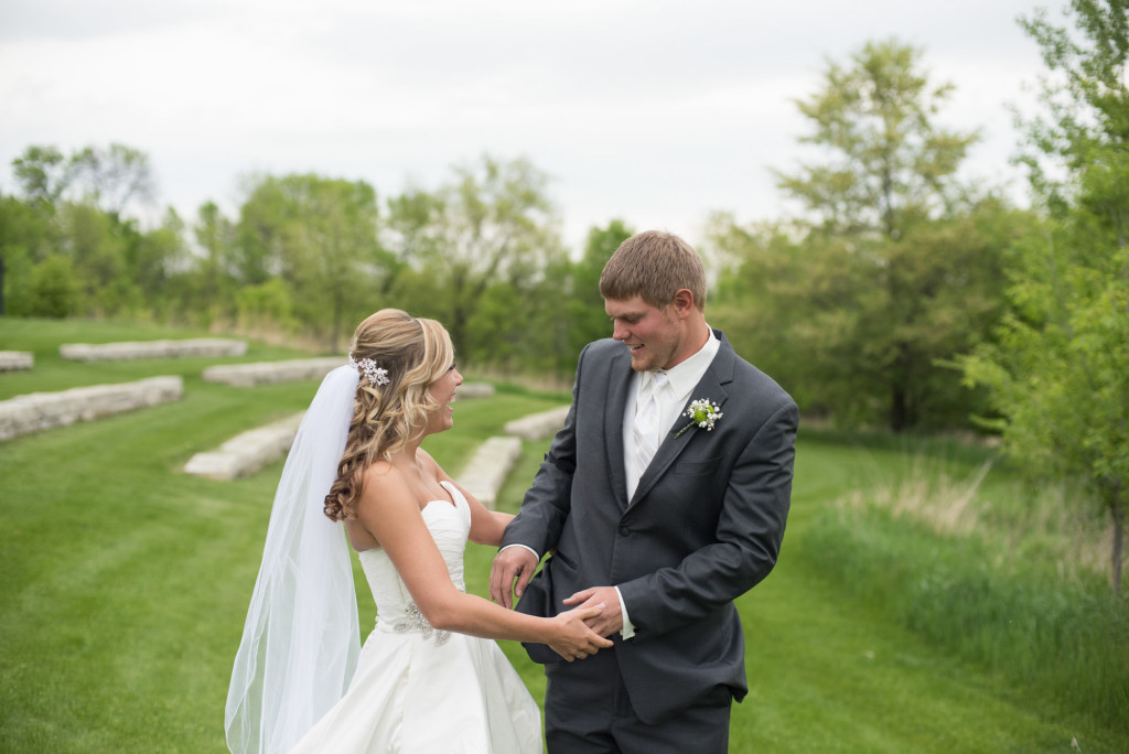 Danielle and Jared's spring wedding in Buffalo, MN