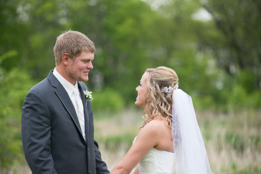 Danielle and Jared's spring wedding in Buffalo, MN