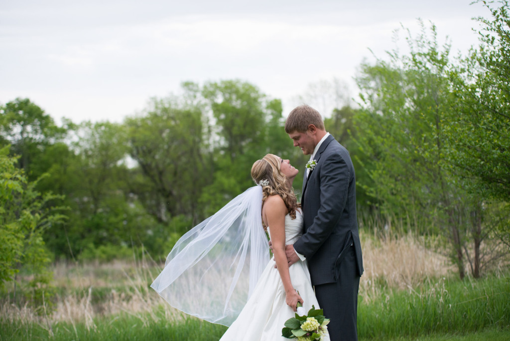 Danielle and Jared's spring wedding in Buffalo, MN