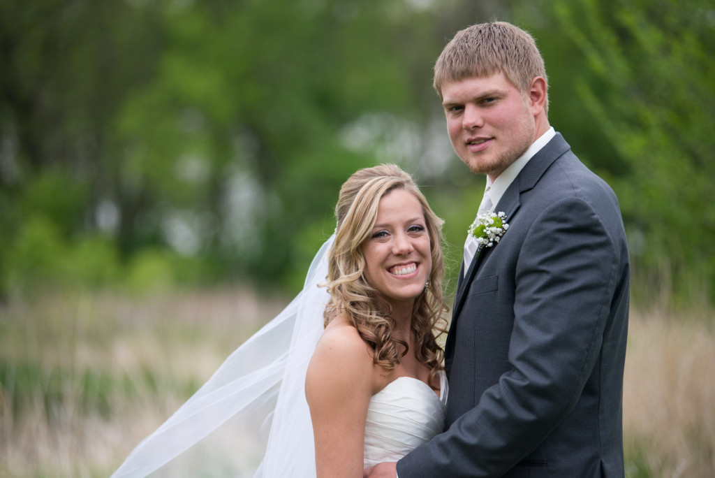 Danielle and Jared's spring wedding in Buffalo, MN