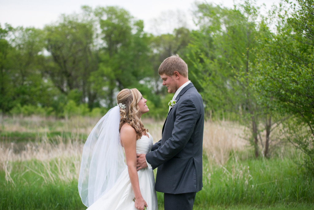 Danielle and Jared's spring wedding in Buffalo, MN