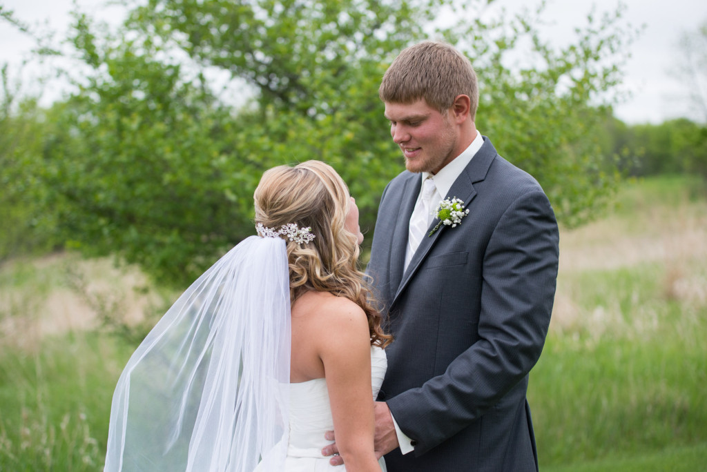 Danielle and Jared's spring wedding in Buffalo, MN