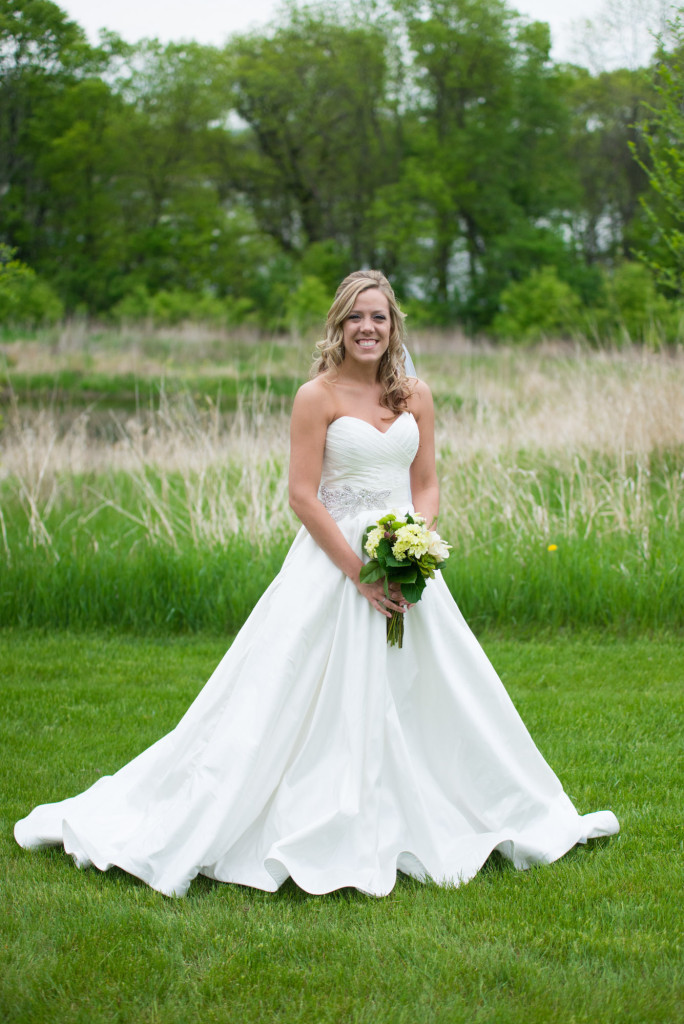 Danielle and Jared's spring wedding in Buffalo, MN