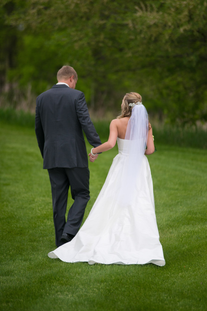 Danielle and Jared's spring wedding in Buffalo, MN