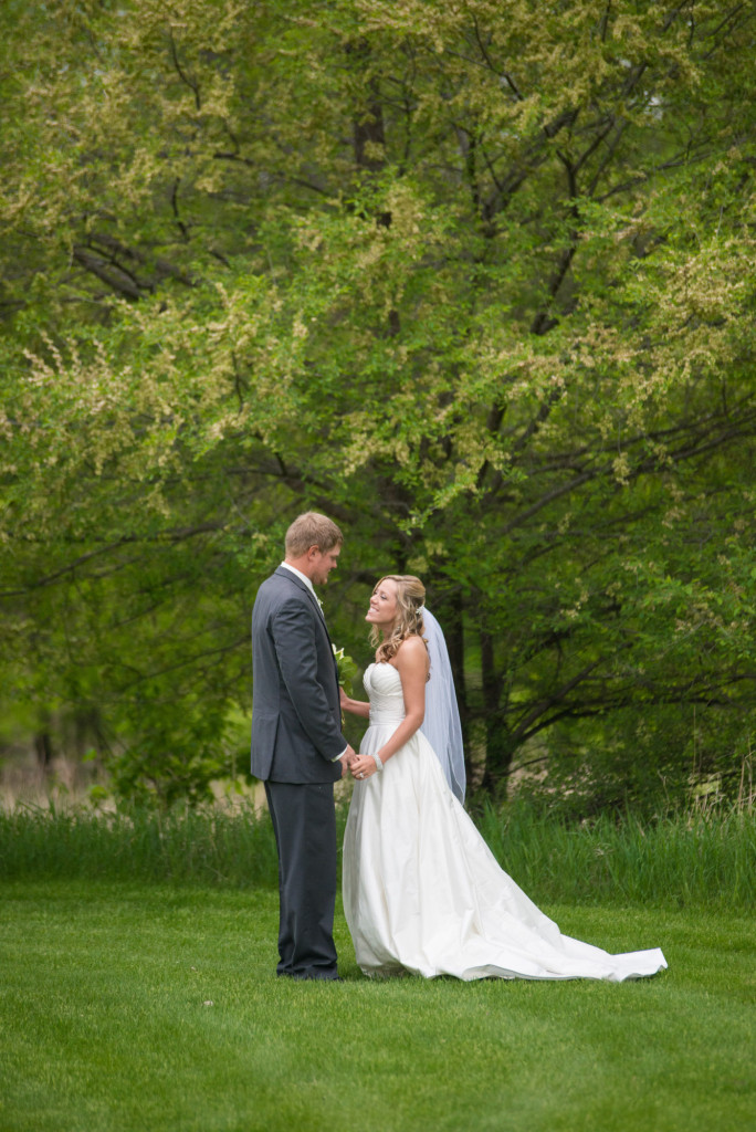 Danielle and Jared's spring wedding in Buffalo, MN