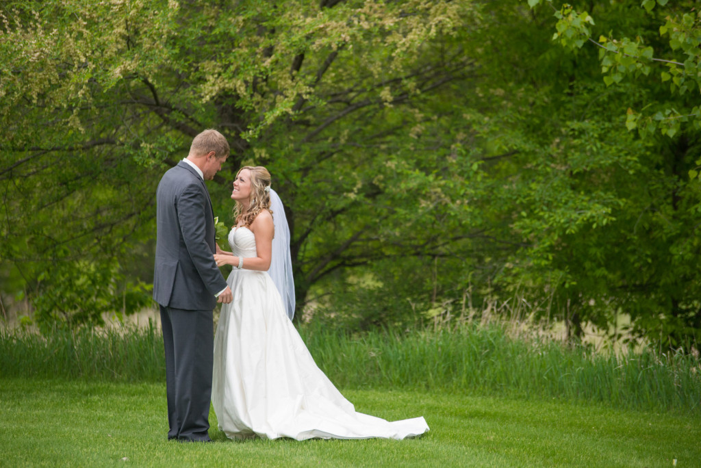 Danielle and Jared's spring wedding in Buffalo, MN