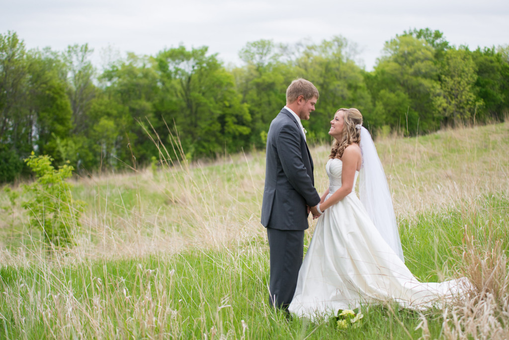 Danielle and Jared's spring wedding in Buffalo, MN