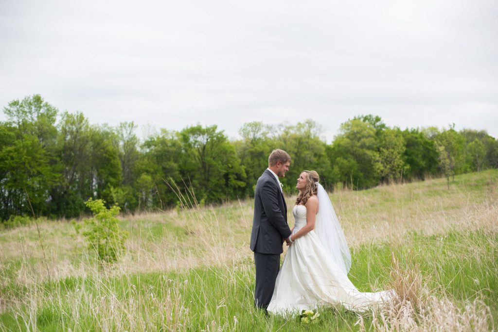 Danielle and Jared's spring wedding in Buffalo, MN