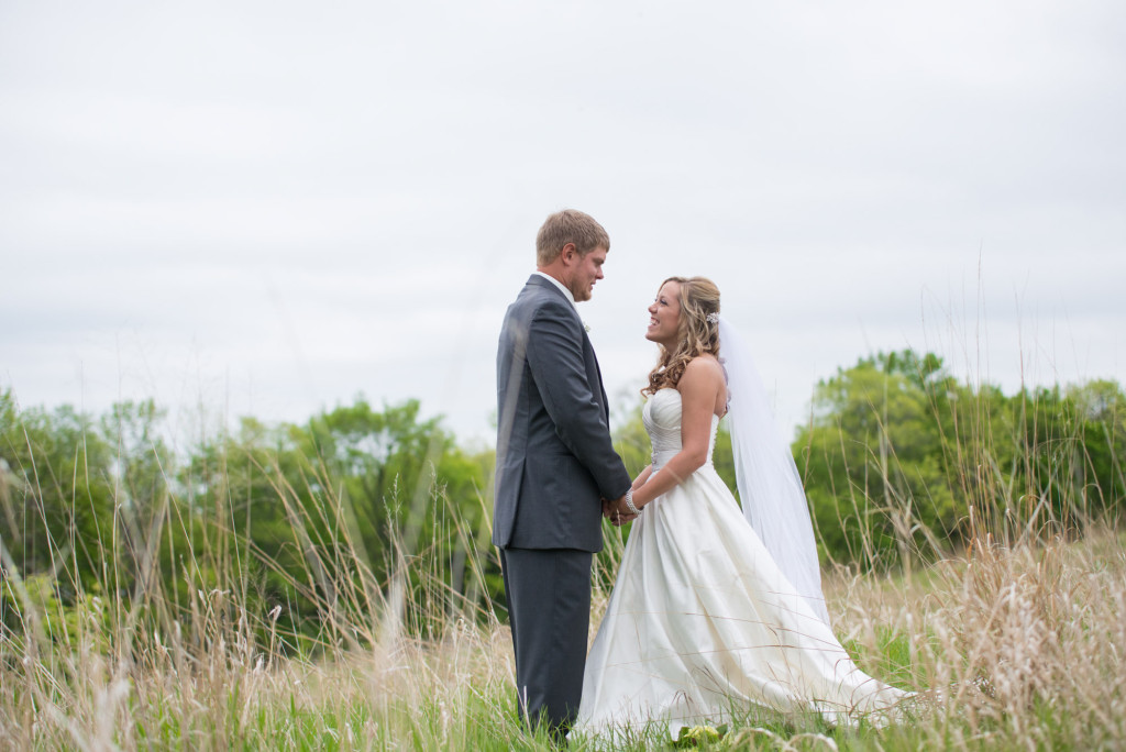 Danielle and Jared's spring wedding in Buffalo, MN