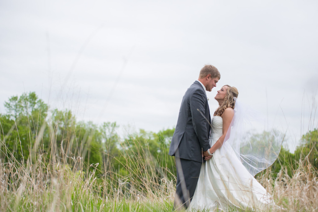 Danielle and Jared's spring wedding in Buffalo, MN