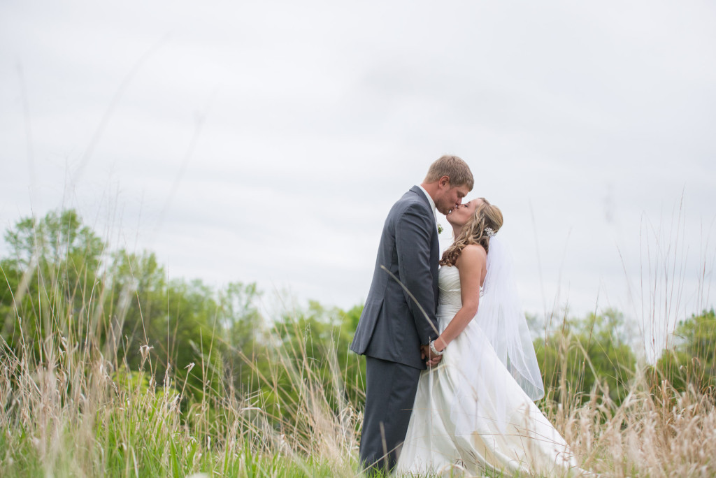 Danielle and Jared's spring wedding in Buffalo, MN