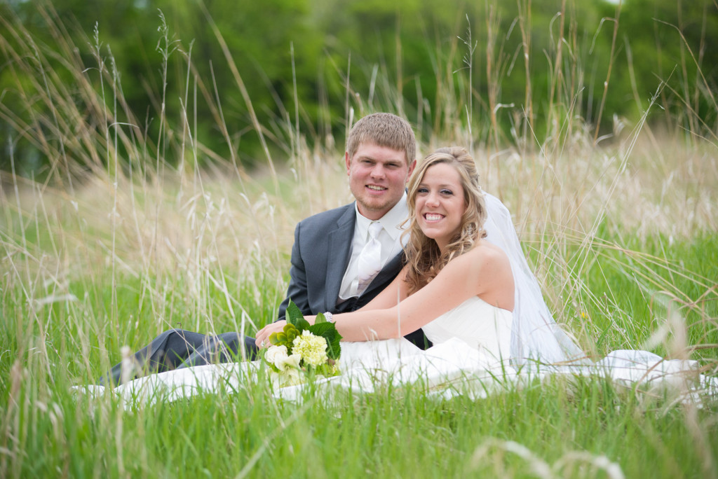 Danielle and Jared's spring wedding in Buffalo, MN