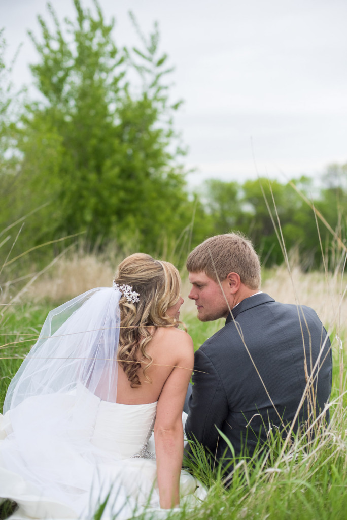 Danielle and Jared's spring wedding in Buffalo, MN