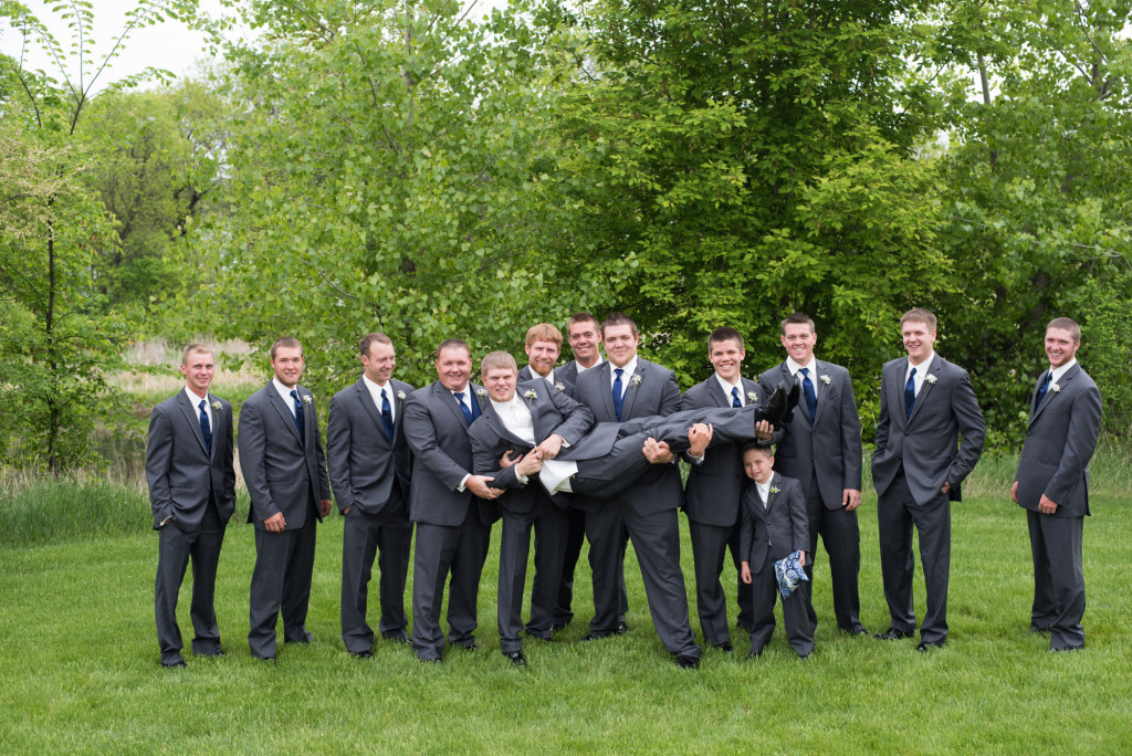 Danielle and Jared's spring wedding in Buffalo, MN