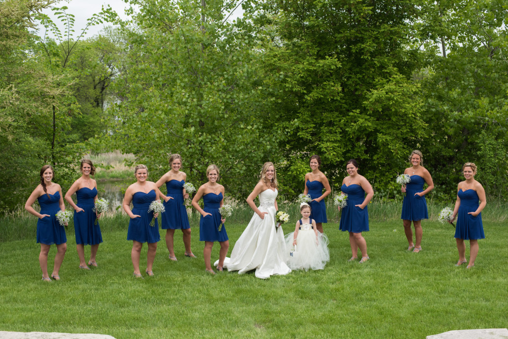 Danielle and Jared's spring wedding in Buffalo, MN
