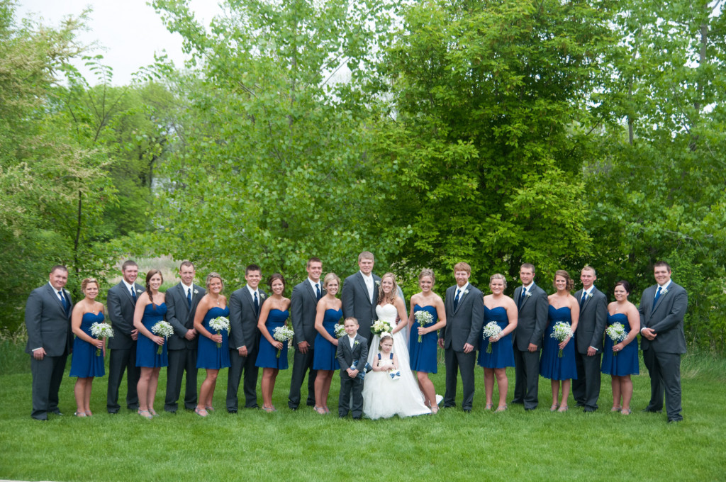 Danielle and Jared's spring wedding in Buffalo, MN