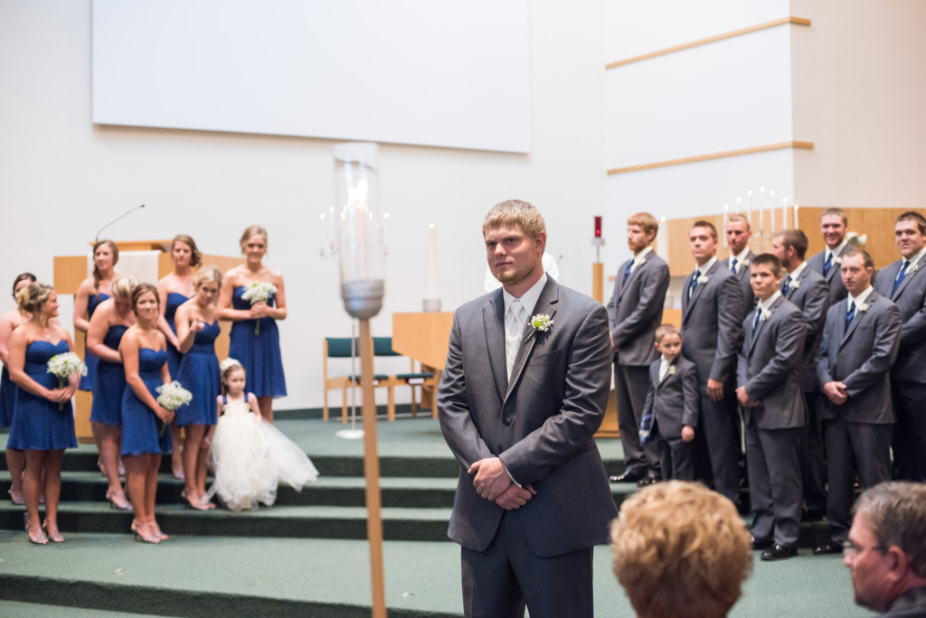 Danielle and Jared's spring wedding in Buffalo, MN