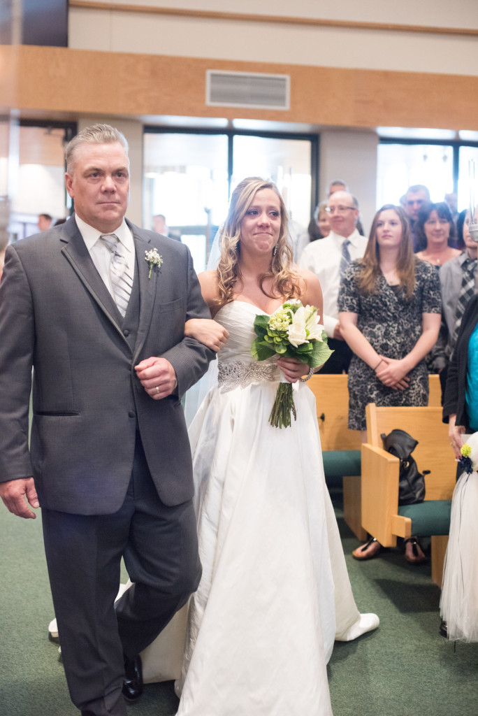 Danielle and Jared's spring wedding in Buffalo, MN