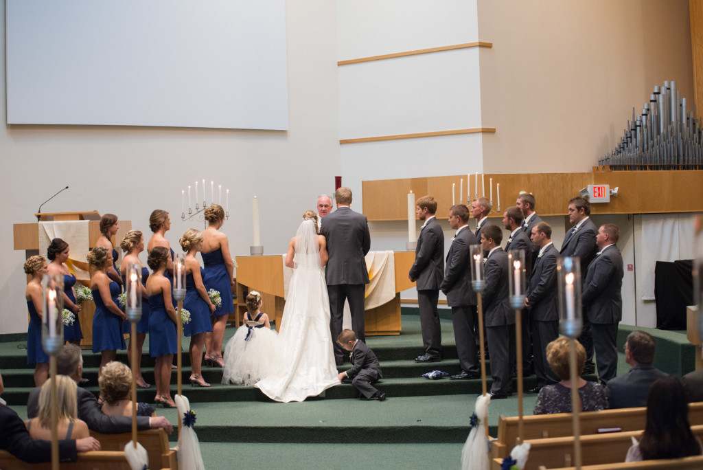 Danielle and Jared's spring wedding in Buffalo, MN