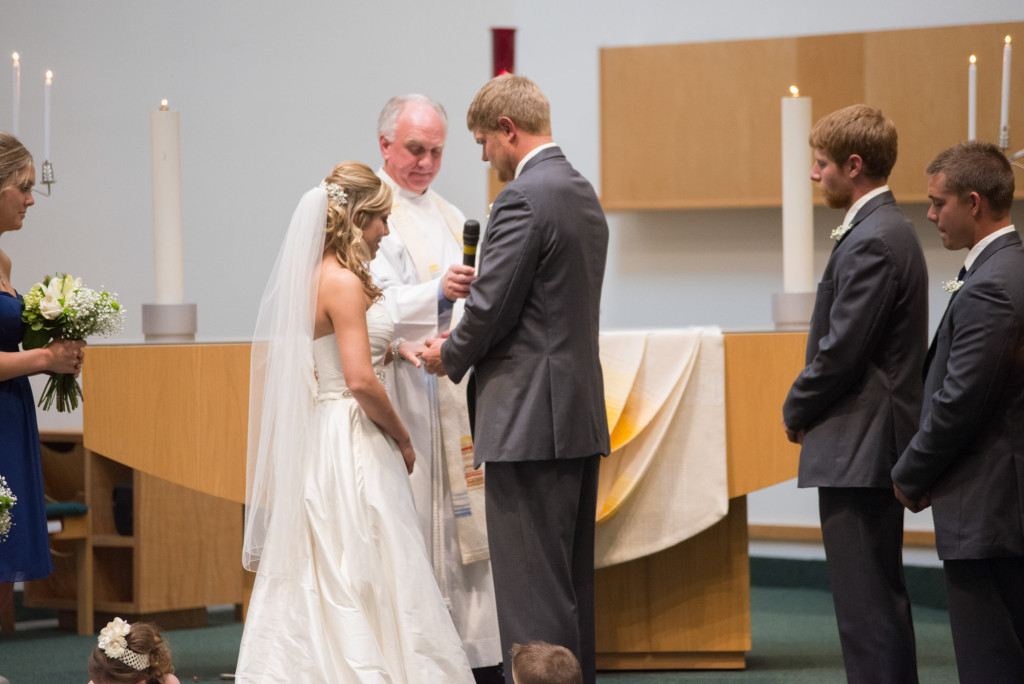 Danielle and Jared's spring wedding in Buffalo, MN