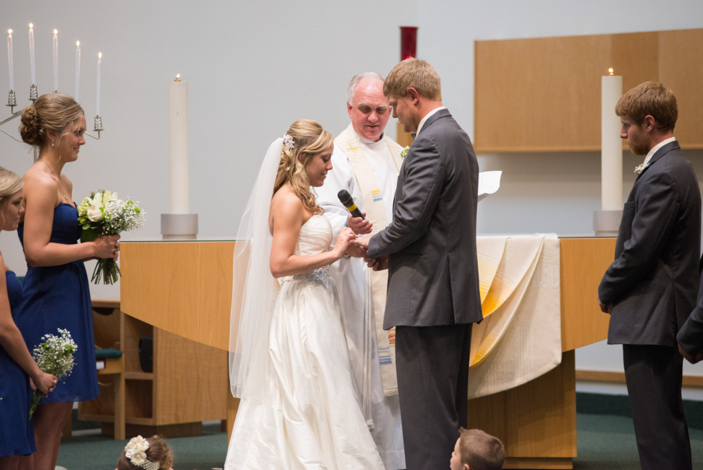 Danielle and Jared's spring wedding in Buffalo, MN