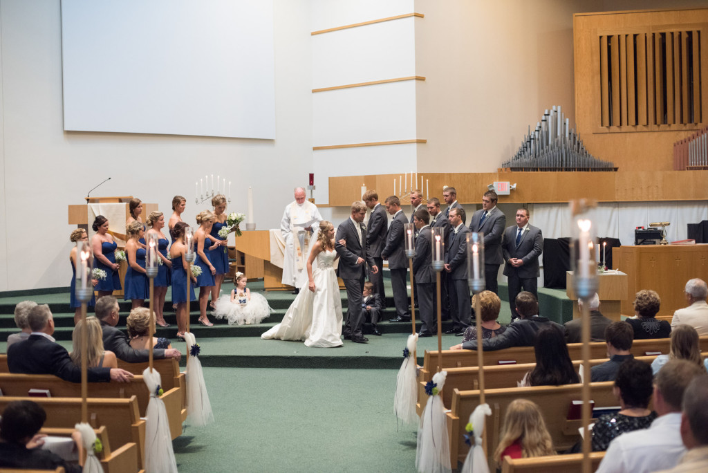Danielle and Jared's spring wedding in Buffalo, MN