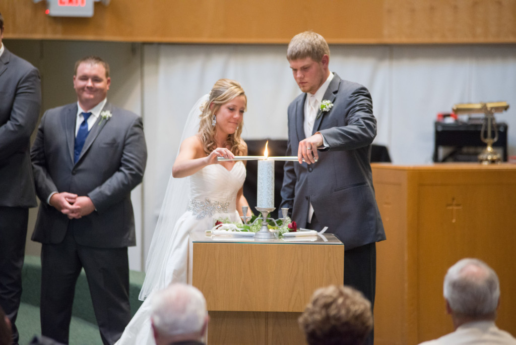 Danielle and Jared's spring wedding in Buffalo, MN