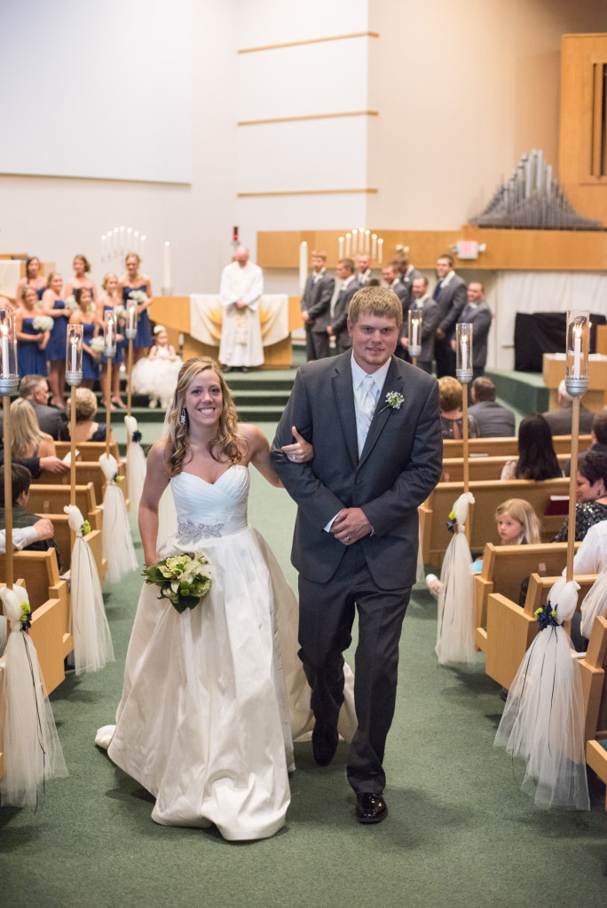 Danielle and Jared's spring wedding in Buffalo, MN