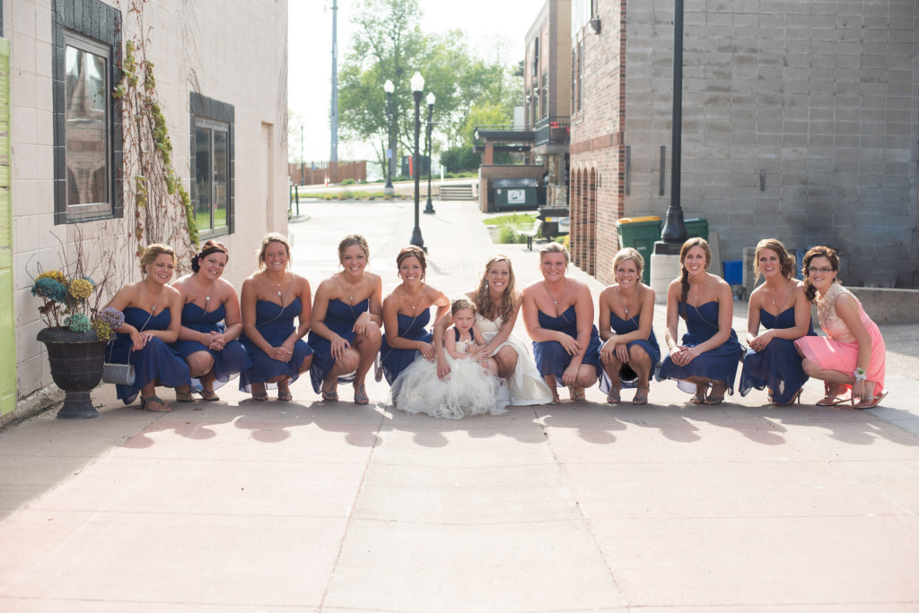 Danielle and Jared's spring wedding in Buffalo, MN
