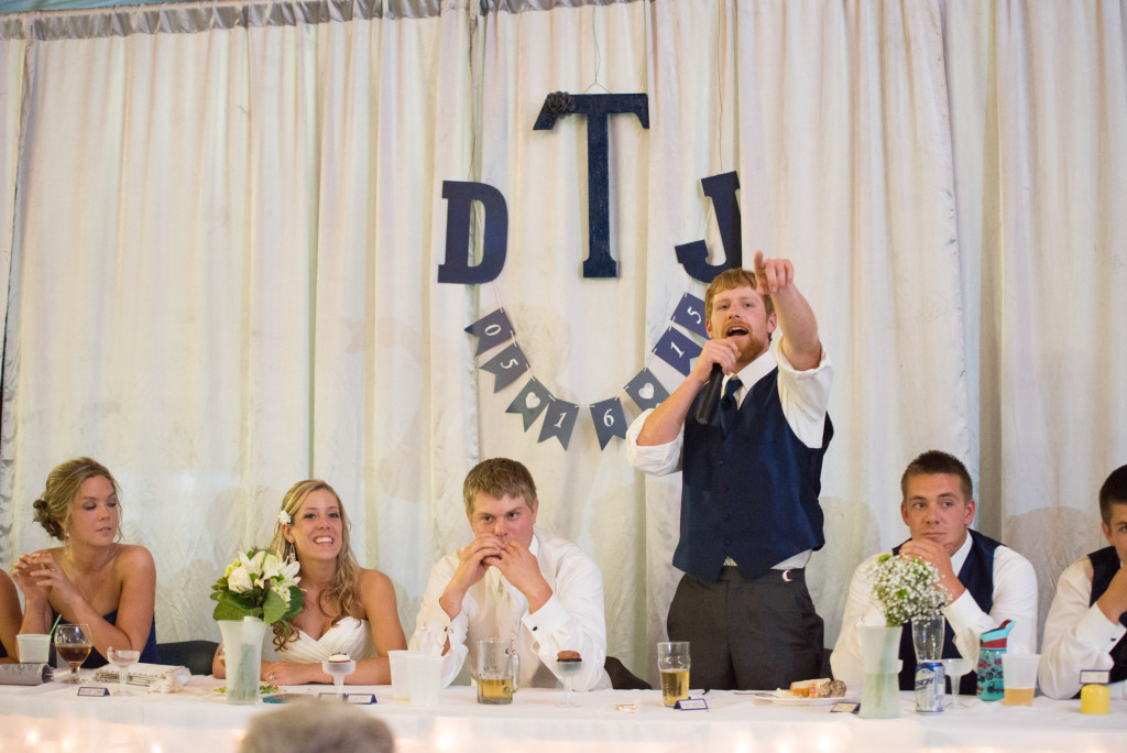 Danielle and Jared's spring wedding in Buffalo, MN