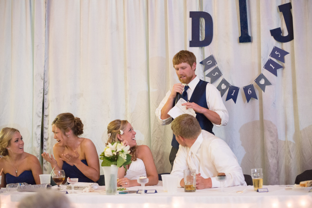 Danielle and Jared's spring wedding in Buffalo, MN