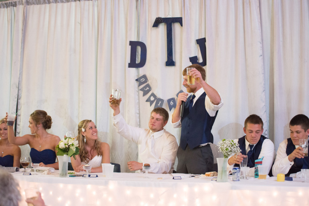 Danielle and Jared's spring wedding in Buffalo, MN