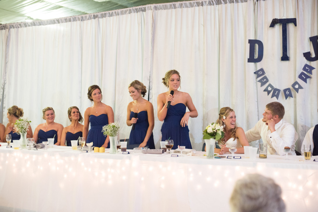 Danielle and Jared's spring wedding in Buffalo, MN