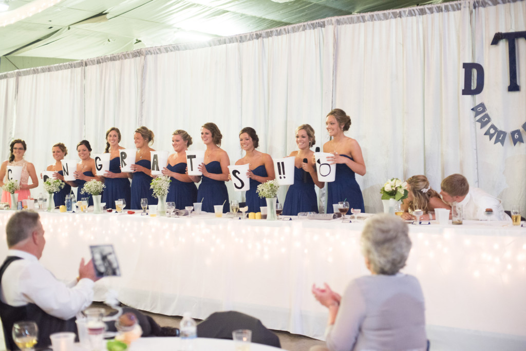 Danielle and Jared's spring wedding in Buffalo, MN