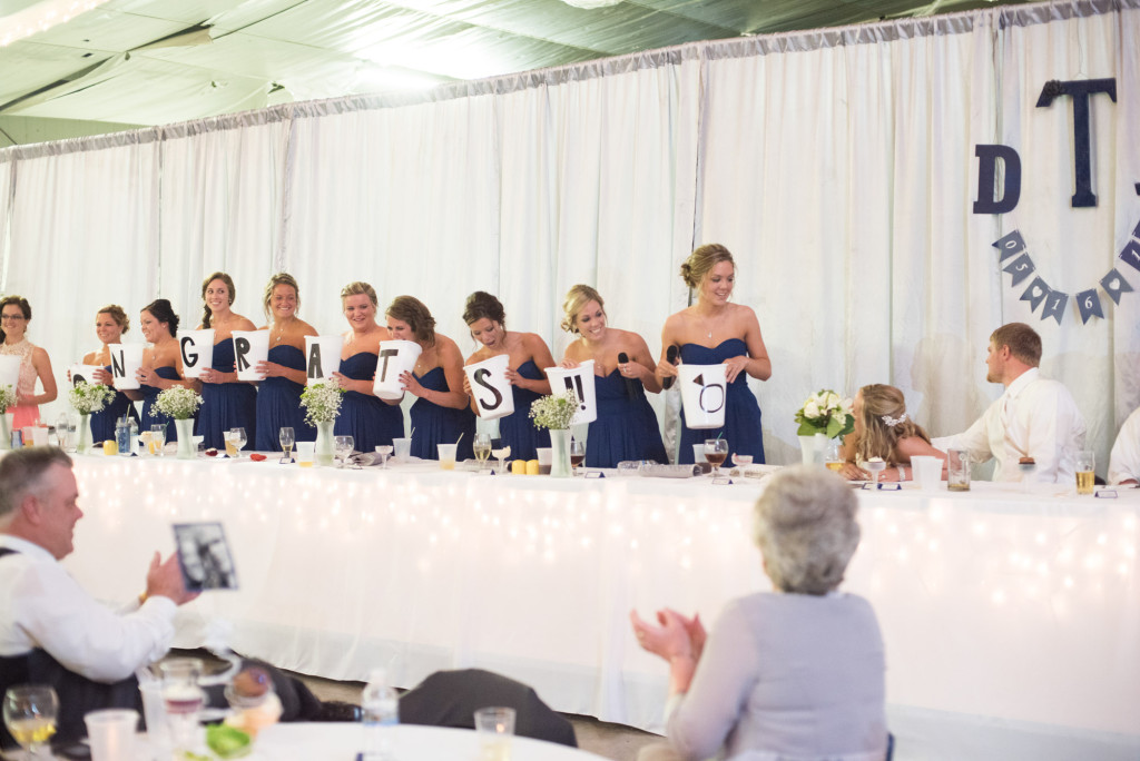 Danielle and Jared's spring wedding in Buffalo, MN