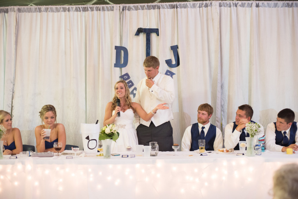 Danielle and Jared's spring wedding in Buffalo, MN