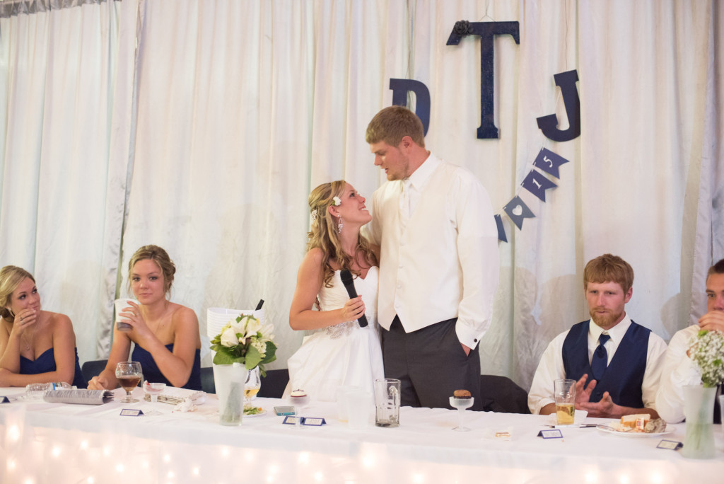 Danielle and Jared's spring wedding in Buffalo, MN