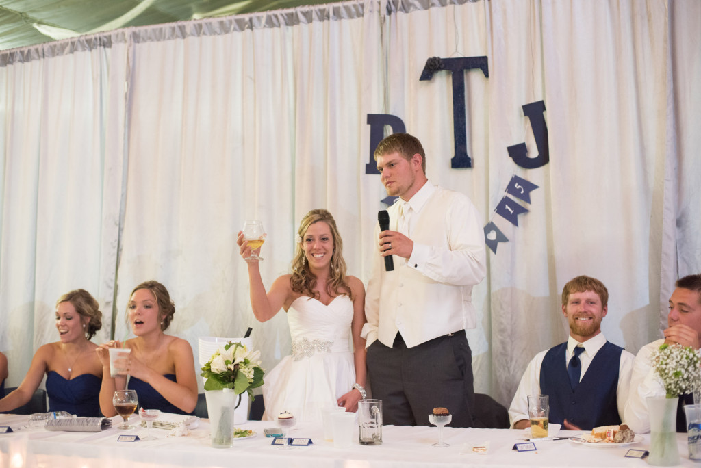 Danielle and Jared's spring wedding in Buffalo, MN