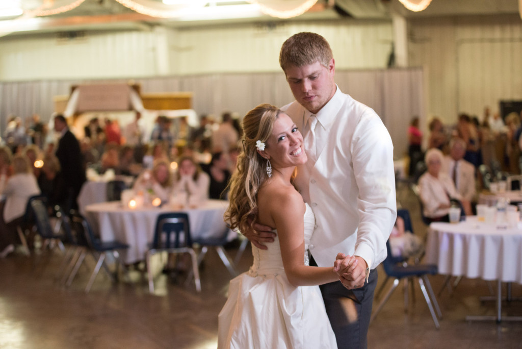 Danielle and Jared's spring wedding in Buffalo, MN