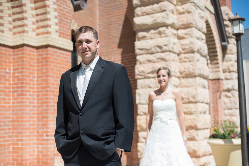 Rachael and Chris's summer baseball themed wedding in Waverly, MN