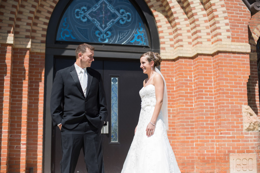 Rachael and Chris's summer baseball themed wedding in Waverly, MN