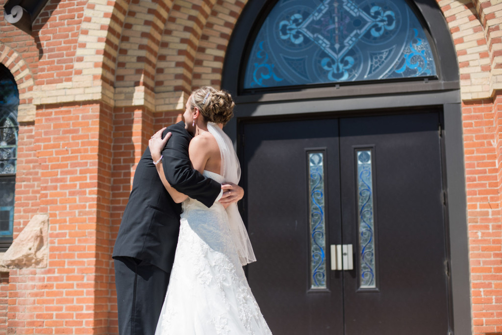 Rachael and Chris's summer baseball themed wedding in Waverly, MN