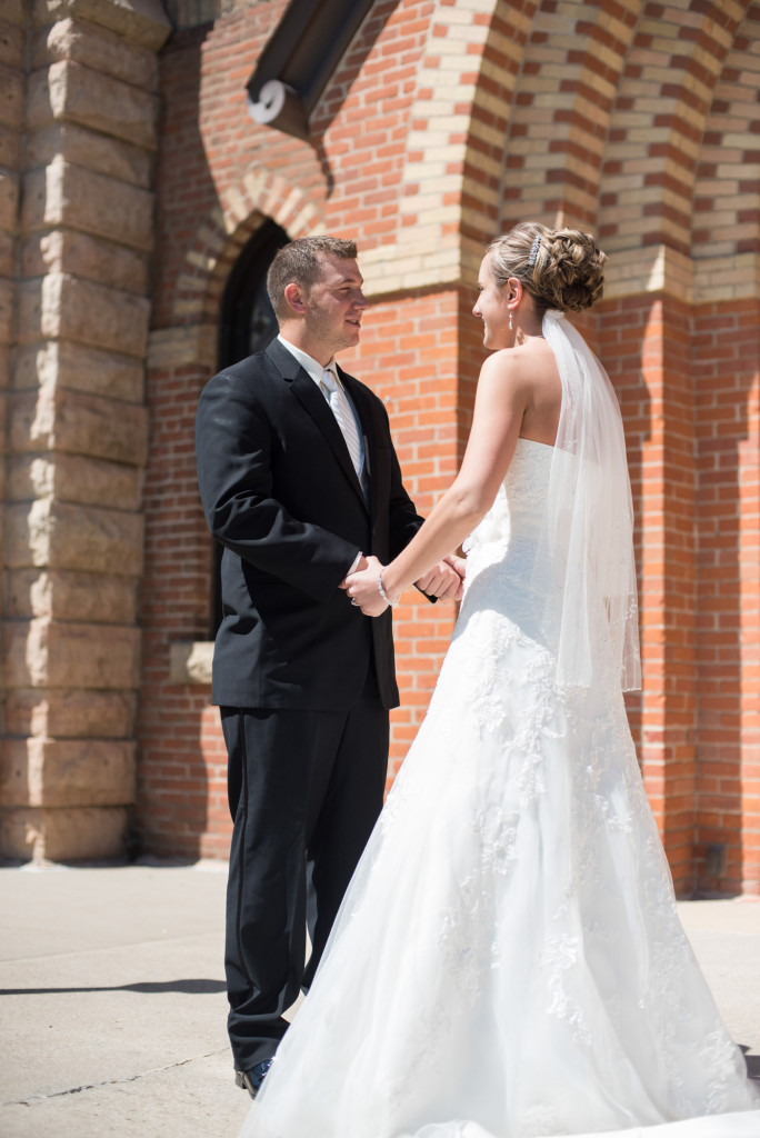 Rachael and Chris's summer baseball themed wedding in Waverly, MN